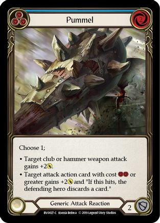 Pummel (Blue) (BVO027) - Hero Deck: Bravo 1st Edition