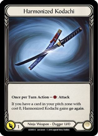 Harmonized Kodachi (KSU003) - Hero Deck: Katsu 1st Edition