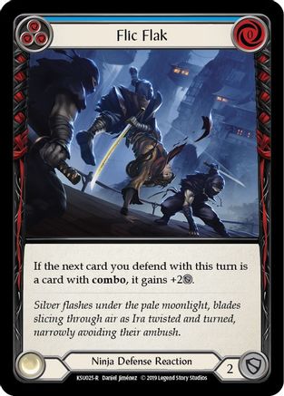 Flic Flak (Blue) (KSU025) - Hero Deck: Katsu 1st Edition