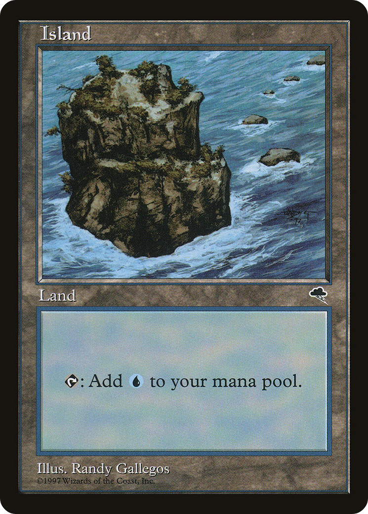 Island (Rocky Path) (TMP-335) [Tempest]