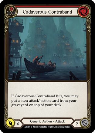 Cadaverous Contraband (Red) (ARC179) - Arcane Rising 1st Edition