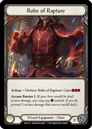Robe of Rapture (ARC117) - Arcane Rising 1st Edition Cold Foil