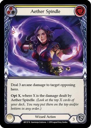 Aether Spindle (Yellow) (ARC127) - Arcane Rising Unlimited Edition