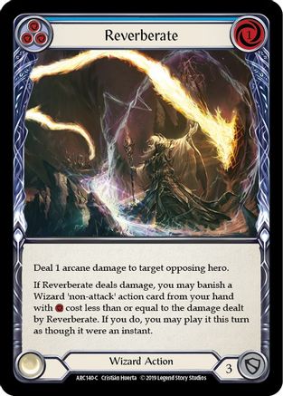 Reverberate (Blue) (ARC140) - Arcane Rising 1st Edition