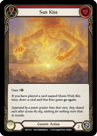 Sun Kiss (Red) (ARC212) - Arcane Rising Unlimited Edition Rainbow Foil