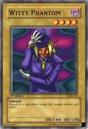 Witty Phantom (Common) (LOB-072) - The Legend of Blue Eyes White Dragon 1st Edition