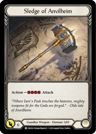 Sledge of Anvilheim (CRU024) - Crucible of War Unlimited Edition