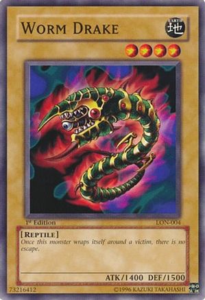 Worm Drake (Common) (LON-004) - Labyrinth of Nightmare 1st Edition