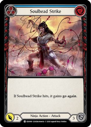 Soulbead Strike (Blue) (CRU068) - Crucible of War Unlimited Edition