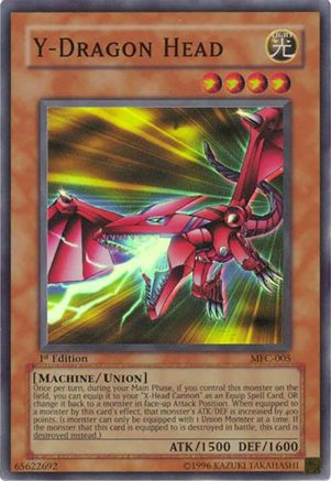 Y-Dragon Head (Super Rare) (MFC-005) - Magician's Force Unlimited