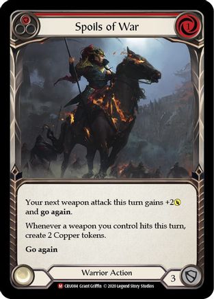 Spoils of War (CRU084) - Crucible of War Unlimited Edition