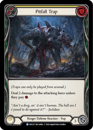 Pitfall Trap (CRU127) - Crucible of War 1st Edition Rainbow Foil