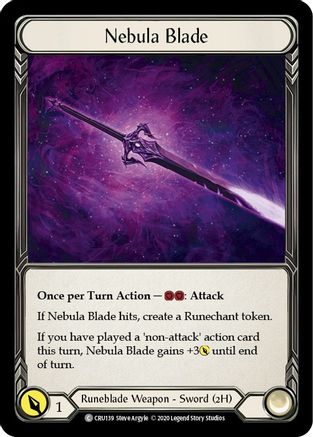 Nebula Blade (CRU139) - Crucible of War 1st Edition