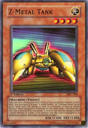 Z-Metal Tank (Super Rare) (MFC-006) - Magician's Force 1st Edition