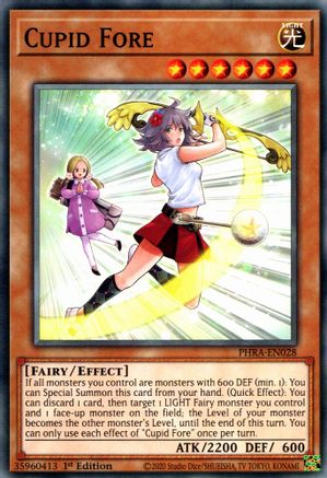 Cupid Fore (Common) (PHRA-EN028) - Phantom Rage 1st Edition