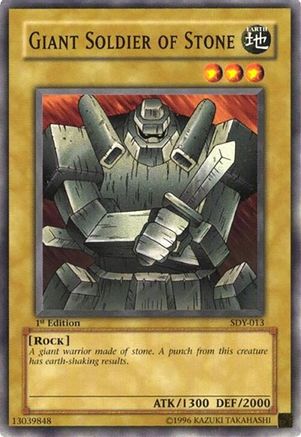 Giant Soldier of Stone (Common) (SDY-013) - Starter Deck: Yugi 1st Edition