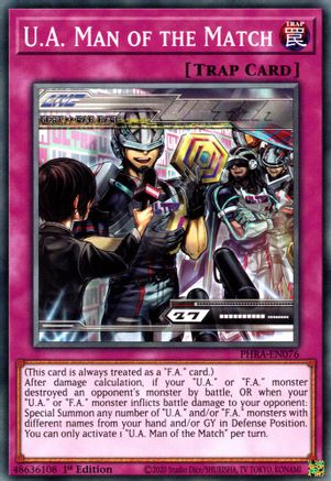 U.A. Man of the Match (Common) (PHRA-EN076) - Phantom Rage 1st Edition