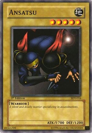 Ansatsu (Common) (SDY-016) - Starter Deck: Yugi 1st Edition