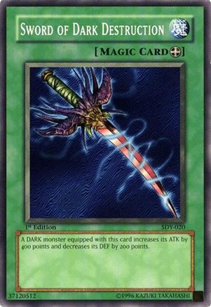 Sword of Dark Destruction (Common) (SDY-020) - Starter Deck: Yugi Unlimited