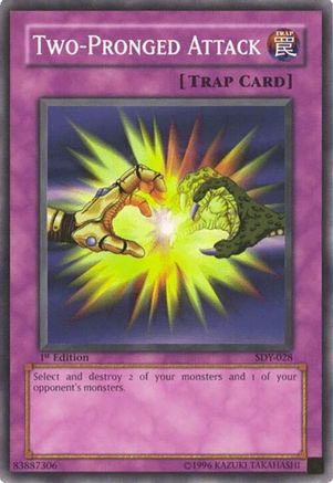 Two-Pronged Attack (Common) (SDY-028) - Starter Deck: Yugi 1st Edition