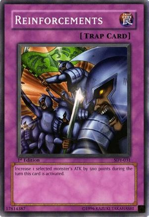 Reinforcements (Common) (SDY-031) - Starter Deck: Yugi 1st Edition