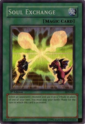 Soul Exchange (Super Rare) (SDY-041) - Starter Deck: Yugi Unlimited