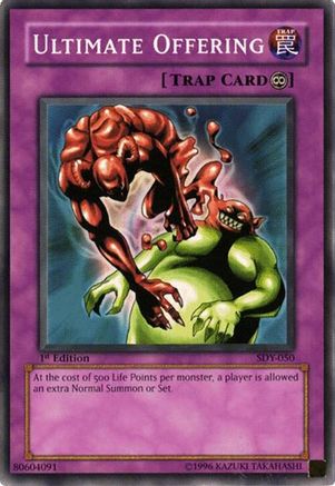 Ultimate Offering (Common) (SDY-050) - Starter Deck: Yugi Unlimited