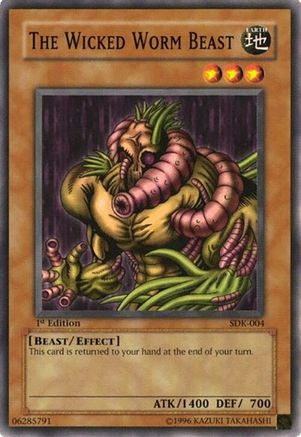 The Wicked Worm Beast (Common) (SDK-004) - Starter Deck: Kaiba Unlimited