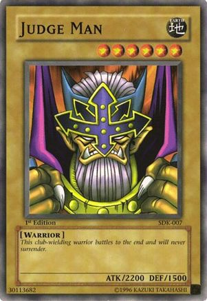 Judge Man (Common) (SDK-007) - Starter Deck: Kaiba 1st Edition