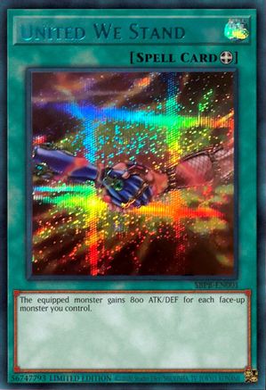 United We Stand (Blue) (Secret Rare) (SBPR-EN001) - Miscellaneous Promotional Cards Limited