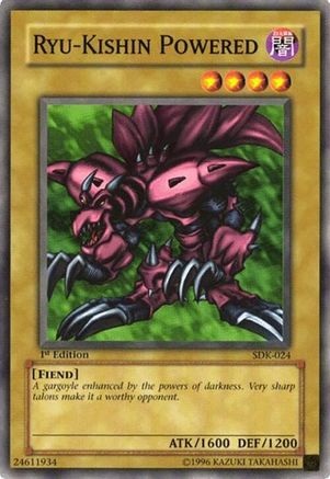 Ryu-Kishin Powered (Common) (SDK-024) - Starter Deck: Kaiba 1st Edition