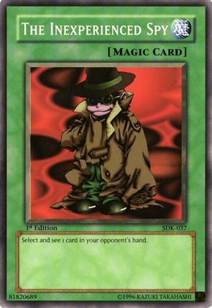 The Inexperienced Spy (Common) (SDK-037) - Starter Deck: Kaiba 1st Edition