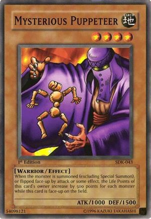 Mysterious Puppeteer (Common) (SDK-043) - Starter Deck: Kaiba 1st Edition