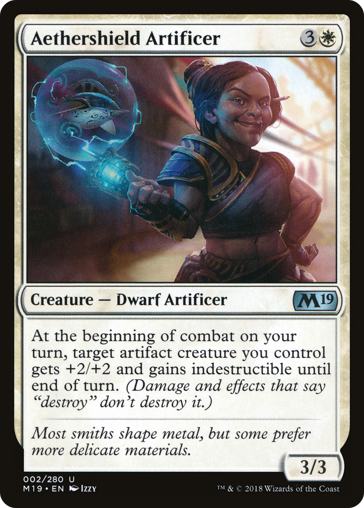 Aethershield Artificer (M19-002) [Core Set 2019]