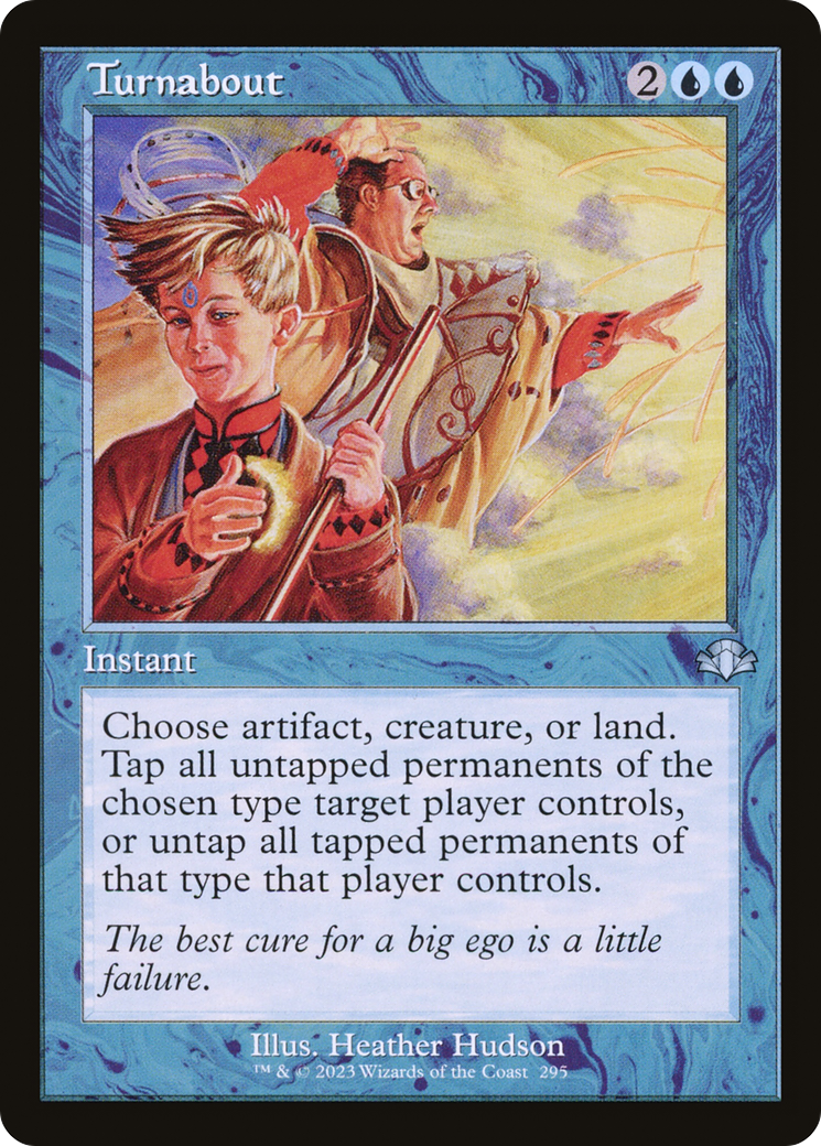 Turnabout (Retro Frame) (DMR-295) [Dominaria Remastered]