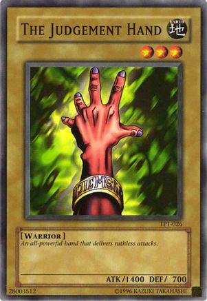 The Judgement Hand (Common) (TP1-026) - Tournament Pack 1 Unlimited