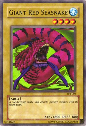 Giant Red Seasnake (Super Rare) (TP2-003) - Tournament Pack 2 Unlimited