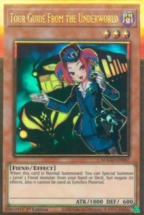 Tour Guide From the Underworld (Premium Gold Rare) (MAGO-EN007) - Maximum Gold 1st Edition