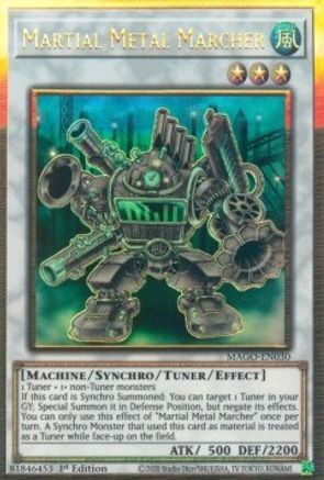 Martial Metal Marcher (Premium Gold Rare) (MAGO-EN030) - Maximum Gold 1st Edition