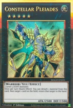Constellar Pleiades (Premium Gold Rare) (MAGO-EN031) - Maximum Gold 1st Edition