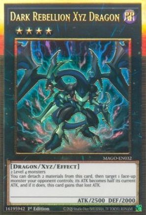 Dark Rebellion Xyz Dragon (Premium Gold Rare) (MAGO-EN032) - Maximum Gold 1st Edition