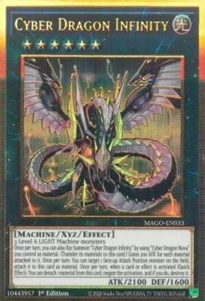 Cyber Dragon Infinity (Premium Gold Rare) (MAGO-EN033) - Maximum Gold 1st Edition