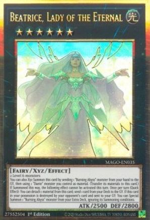 Beatrice, Lady of the Eternal (Premium Gold Rare) (MAGO-EN035) - Maximum Gold 1st Edition