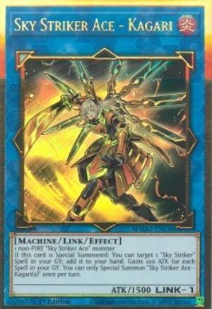 Sky Striker Ace - Kagari (Premium Gold Rare) (MAGO-EN038) - Maximum Gold 1st Edition