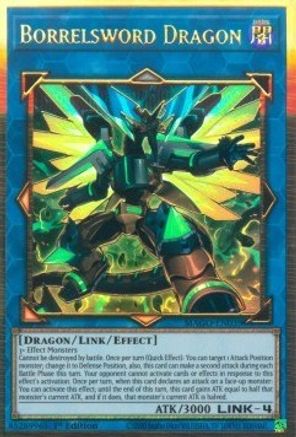 Borrelsword Dragon (Alternate Art) (Premium Gold Rare) (MAGO-EN039) - Maximum Gold 1st Edition
