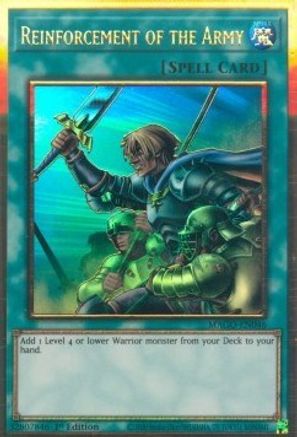 Reinforcement of the Army (Premium Gold Rare) (MAGO-EN046) - Maximum Gold 1st Edition