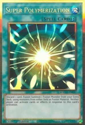 Super Polymerization (Premium Gold Rare) (MAGO-EN047) - Maximum Gold 1st Edition