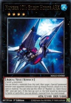 Number 101: Silent Honor ARK (Rare) (MAGO-EN060) - Maximum Gold 1st Edition