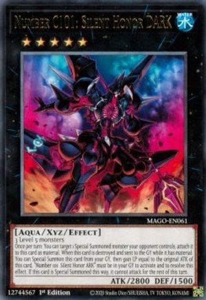 Number C101: Silent Honor DARK (Rare) (MAGO-EN061) - Maximum Gold 1st Edition
