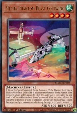Mecha Phantom Beast Coltwing (Rare) (MAGO-EN065) - Maximum Gold 1st Edition